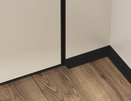 Микроплинтус LACONISTIQ Micro-L угловой Чёрный