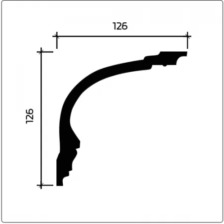 Карниз потолочный Европласт 1.50.164