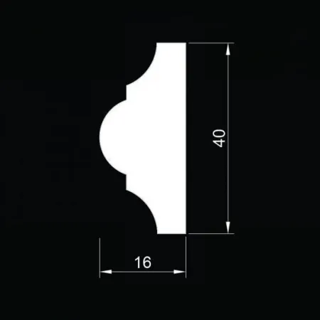 Молдинг декоративный Evrowood M 02