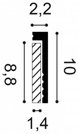 Плинтус напольный Orac Decor SX 171