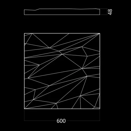 Гипсовая 3D панель Artpole STELLS 1