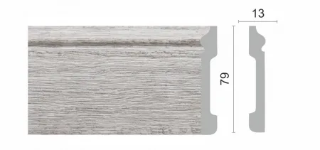 Плинтус напольный DECOR DIZAYN 005-89SH