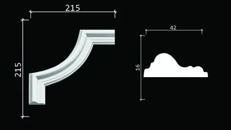 Угловой элемент DECOR DIZAYN C1-DD301