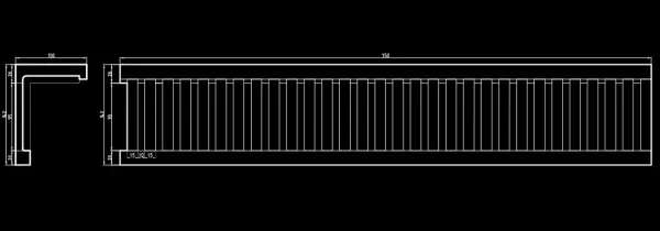 Карниз потолочный вентиляционный Artpole SK199V