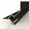 Потолочный теневой профиль D005A Черный