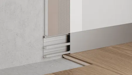 Скрытый плинтус с кабельканалом и крышкой Ликорн С-07.3.2