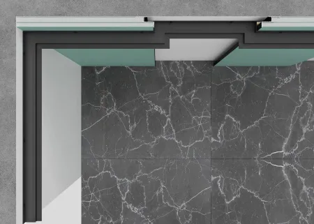 Теневая рейка LACONISTIQ Multilevel (разноуровневая) Черный