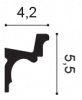 Карниз потолочный Orac Decor C323