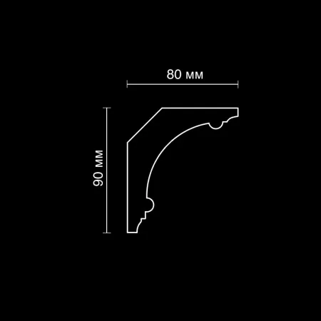 Карниз потолочный гипсовый Artpole SKT319