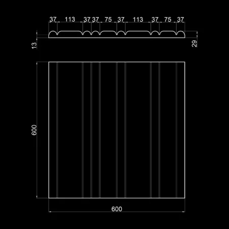 Гипсовая 3D панель Artpole STEP