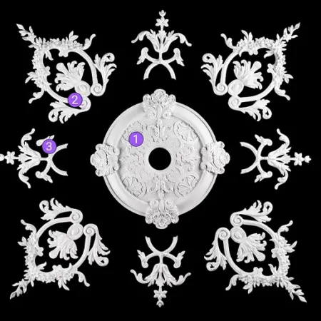 Розетка потолочная Artpole SR115 (наборная)