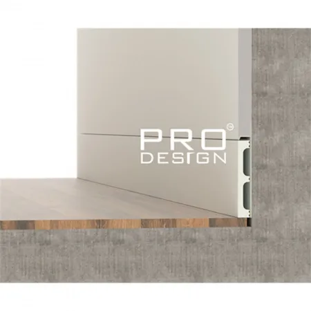 Вставка скрытого плинтуса Pro Design 80 мм 