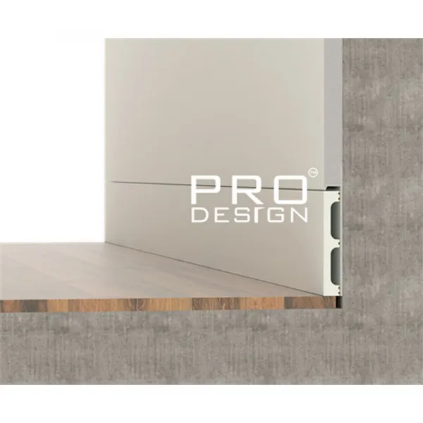 Вставка скрытого плинтуса Pro Design 80 мм 