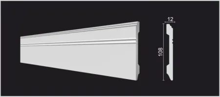 Плинтус напольный DECOR DIZAYN DD105