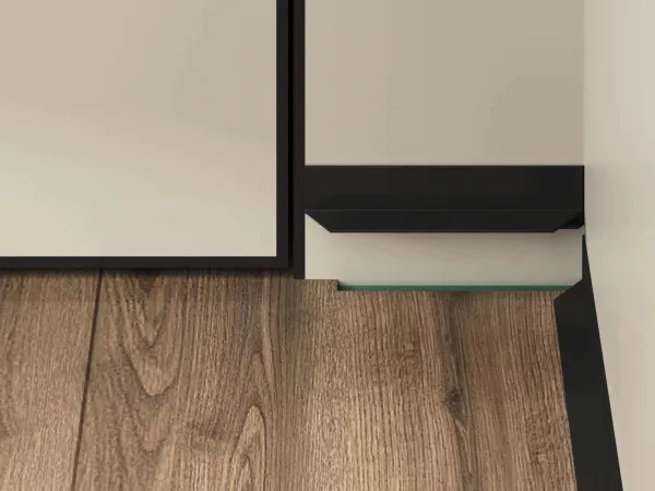 Микроплинтус LACONISTIQ L MAX угловой Черный