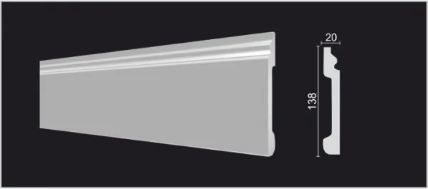 Плинтус напольный DECOR DIZAYN DD31