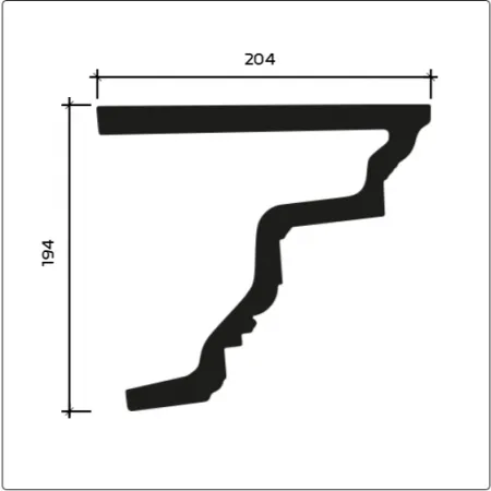 Фасадный карниз Европласт 4.32.302