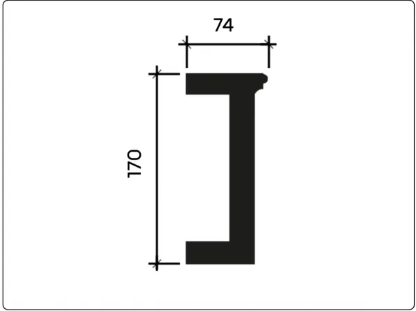 Фасадный декор фриз Европласт 4.03.302