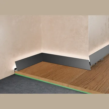 Микроплинтус Pro Design Corner 570 Черный