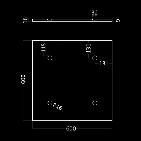 Гипсовая 3D панель Artpole LOFT ORIGINAL BETON