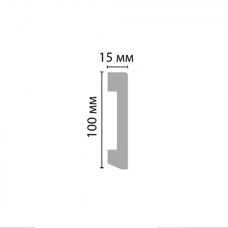 Плинтус напольный Decomaster A036