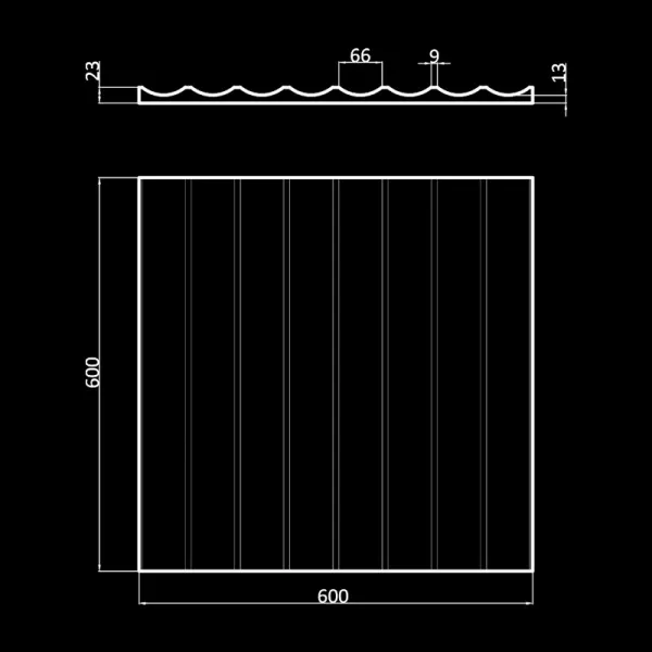 Гипсовая 3D панель Artpole AFINA