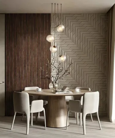 Акустическая панель COSCA черный войлок Дуб барон темный/1200