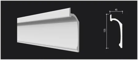 Карниз потолочный DECOR DIZAYN DD518