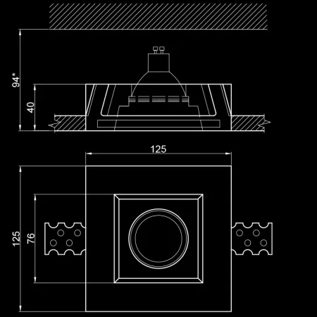 Гипсовый светильник Artpole SGS2
