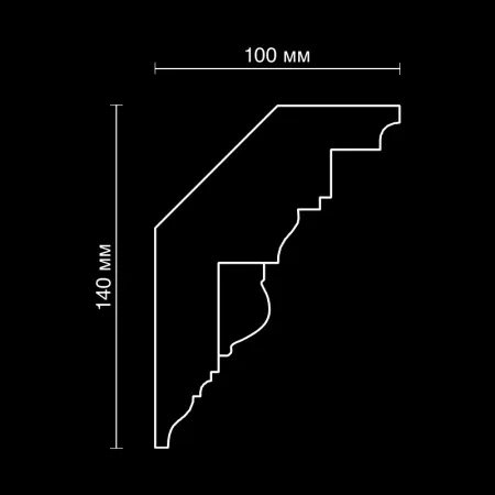 Карниз потолочный гипсовый Artpole SK284