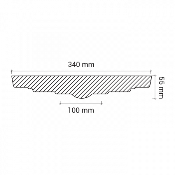 Розетка потолочная Европласт 1.56.014