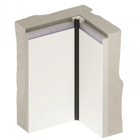 Разделительный теневой профиль D008А Черный