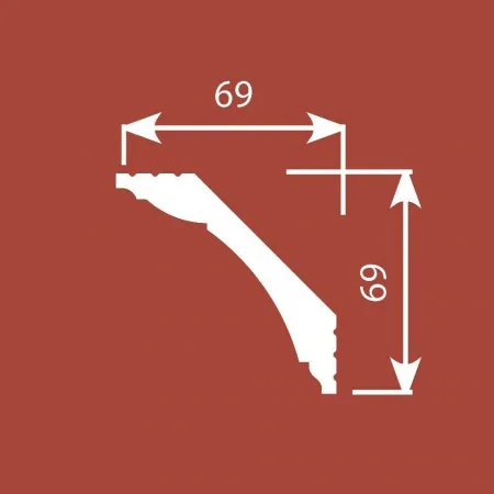 Карниз потолочный COSCA KX014