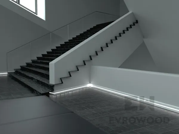 Плинтус напольный Evrowood PN 050 LED