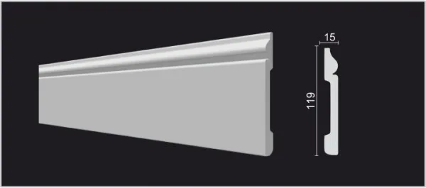 Плинтус напольный DECOR DIZAYN DD004