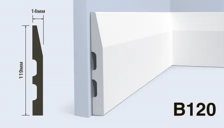 Плинтус напольный HIWOOD B120