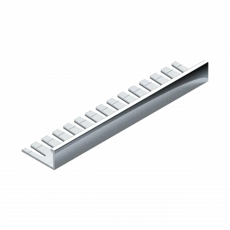 Профиль L-образный гибкий 10мм NEEXY (белый муар)	