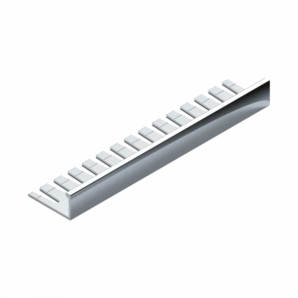 Профиль L-образный гибкий 10мм NEEXY (белый муар)	