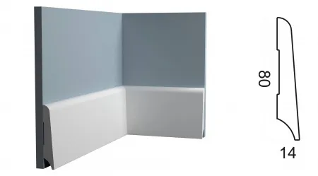 Плинтус напольный PAOLO ARTE Kr030P