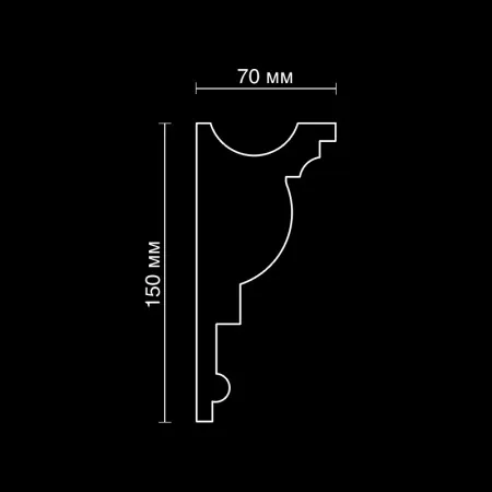 Карниз потолочный гипсовый Artpole SKTL137