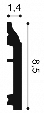 Плинтус напольный Orac Decor SX 172