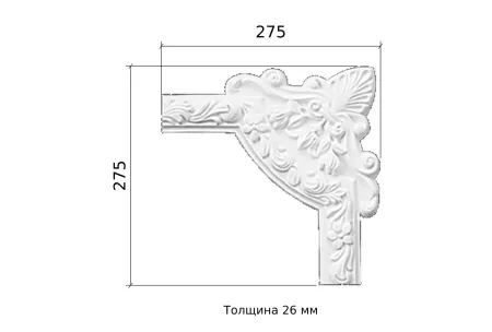 Угловой элемен Перфект AC207-11