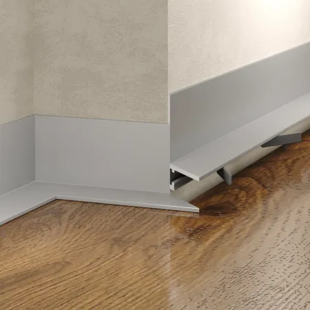 Микроплинтус LACONISTIQ Micro-L угловой Серебристый