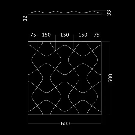 Гипсовая 3D панель Artpole AURA