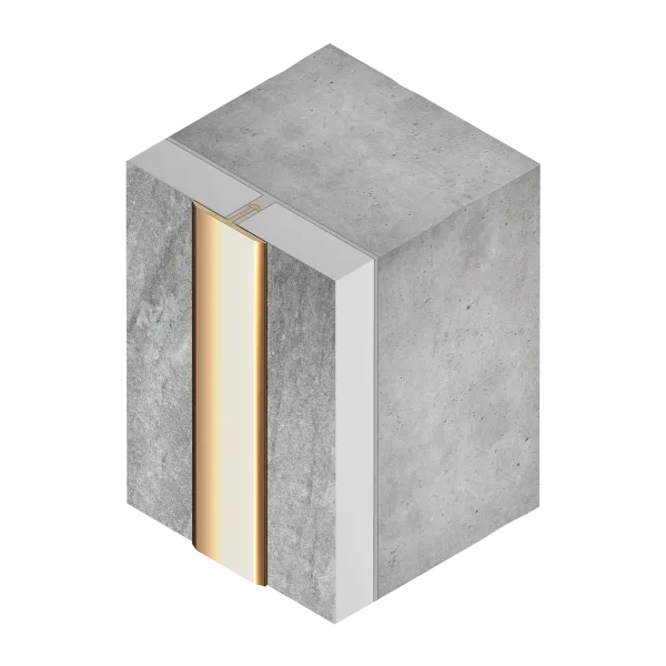 Т-образный профиль плоский латунь 25мм NEEXY (латунь брашированная)