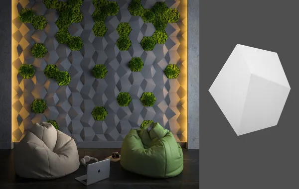 Гипсовая 3D панель Deco Line M-30