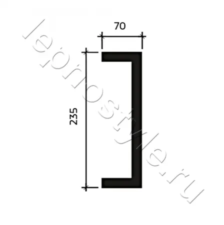 Фасадный декор фриз Европласт 4.03.102