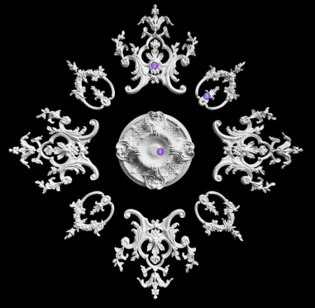 Розетка потолочная Artpole SR44 (наборная)