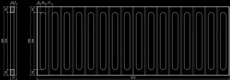 Фриз гипсовый Artpole SF152V (вентиляционный)