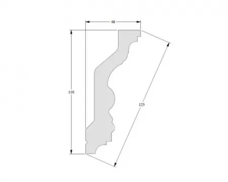 Карниз потолочный Orac Decor C201